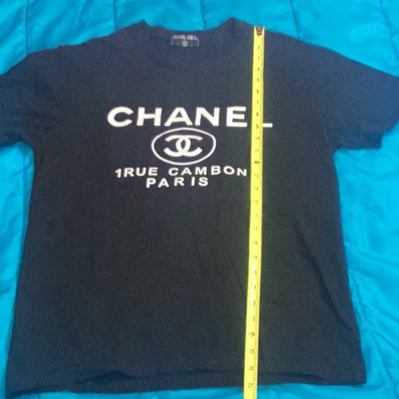 Chanel Black Graphic Tee for Men - Picture 7 of 8